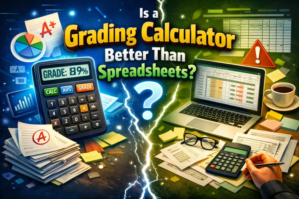 Is a Grading Calculator Better Than Spreadsheets?
