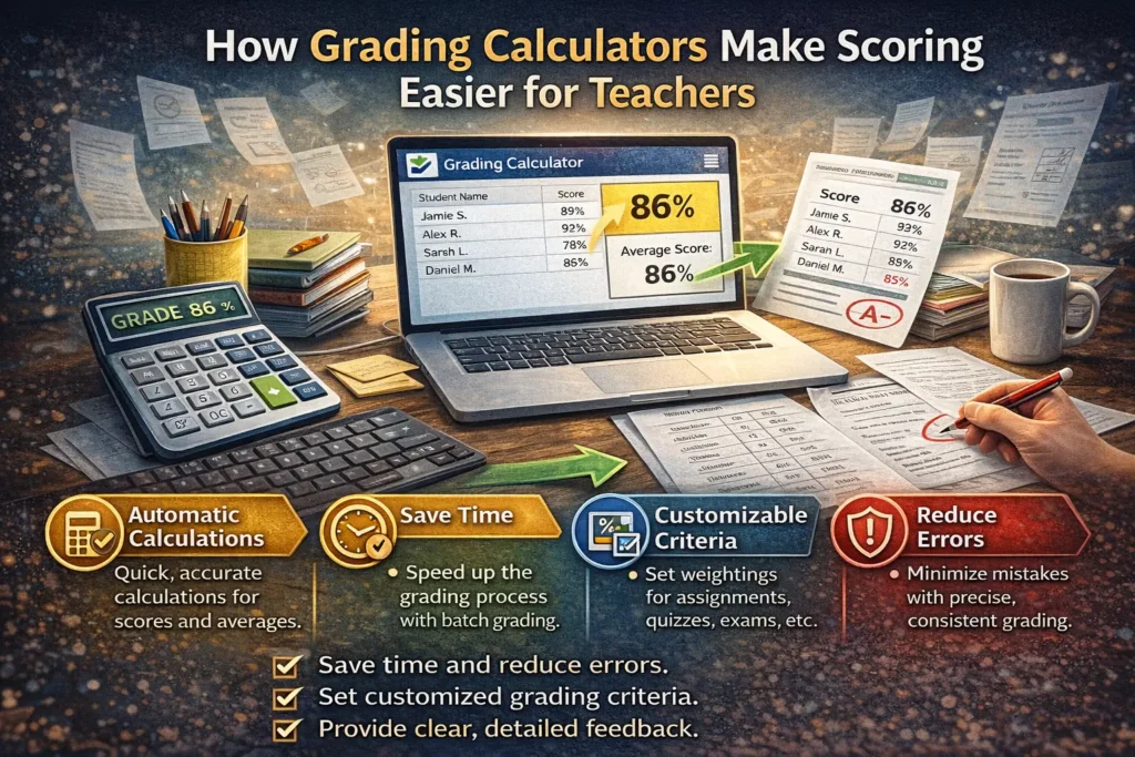 How Grading Calculators Make Scoring Easier for Teachers