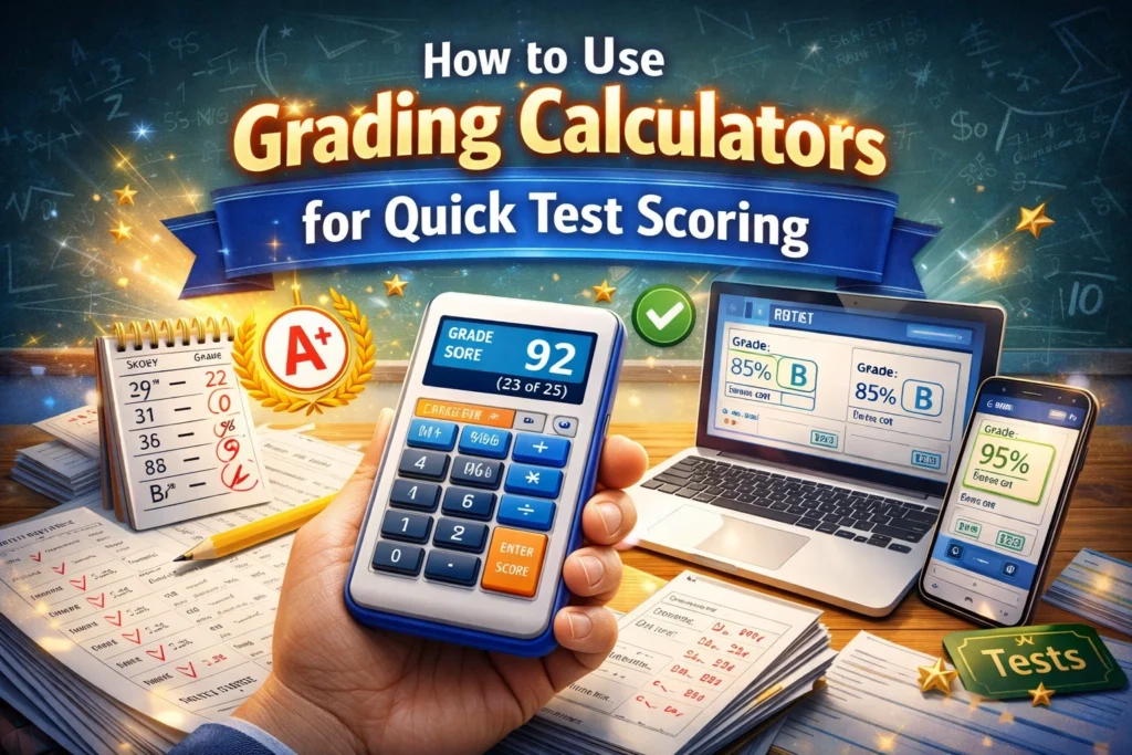 How to Use Grading Calculators for Quick Test Scoring
