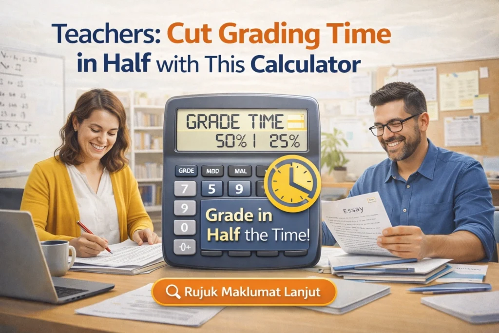 Teachers: Cut Grading Time in Half with This Calculator