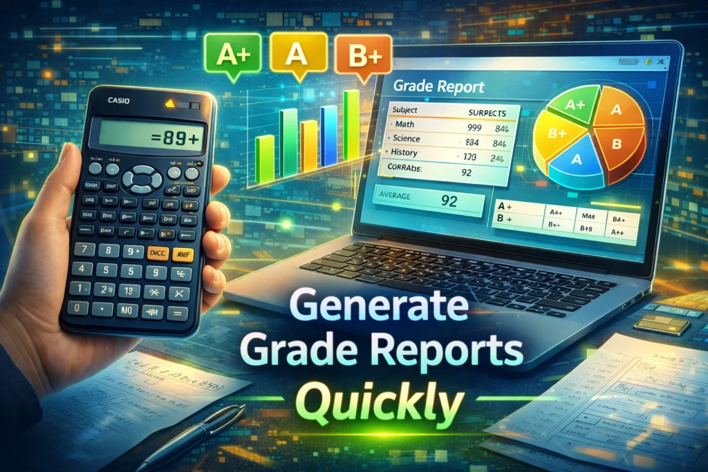 How to Quickly Generate Grade Reports with a Calculator