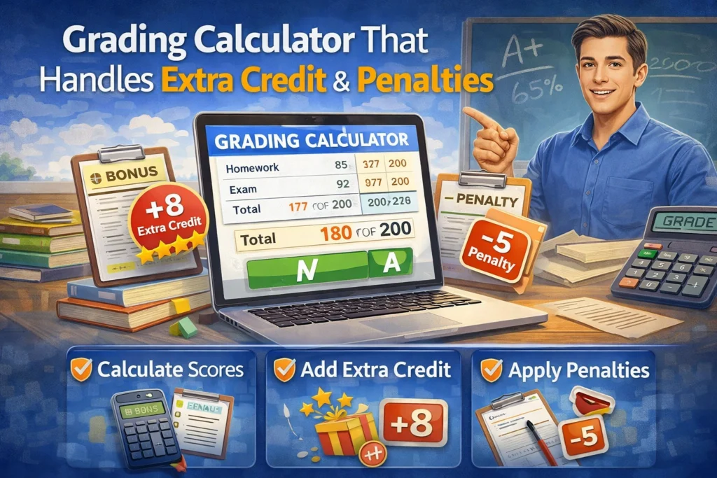 Grading Calculator That Handles Extra Credit & Penalties