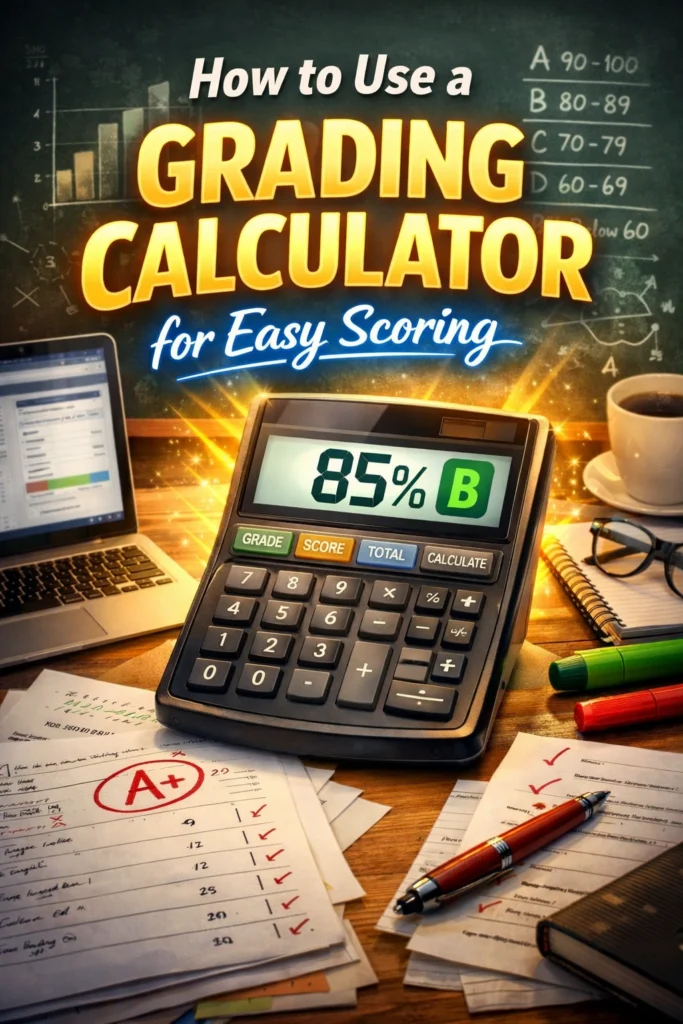 How to Use a Grading Calculator for Easy Scoring