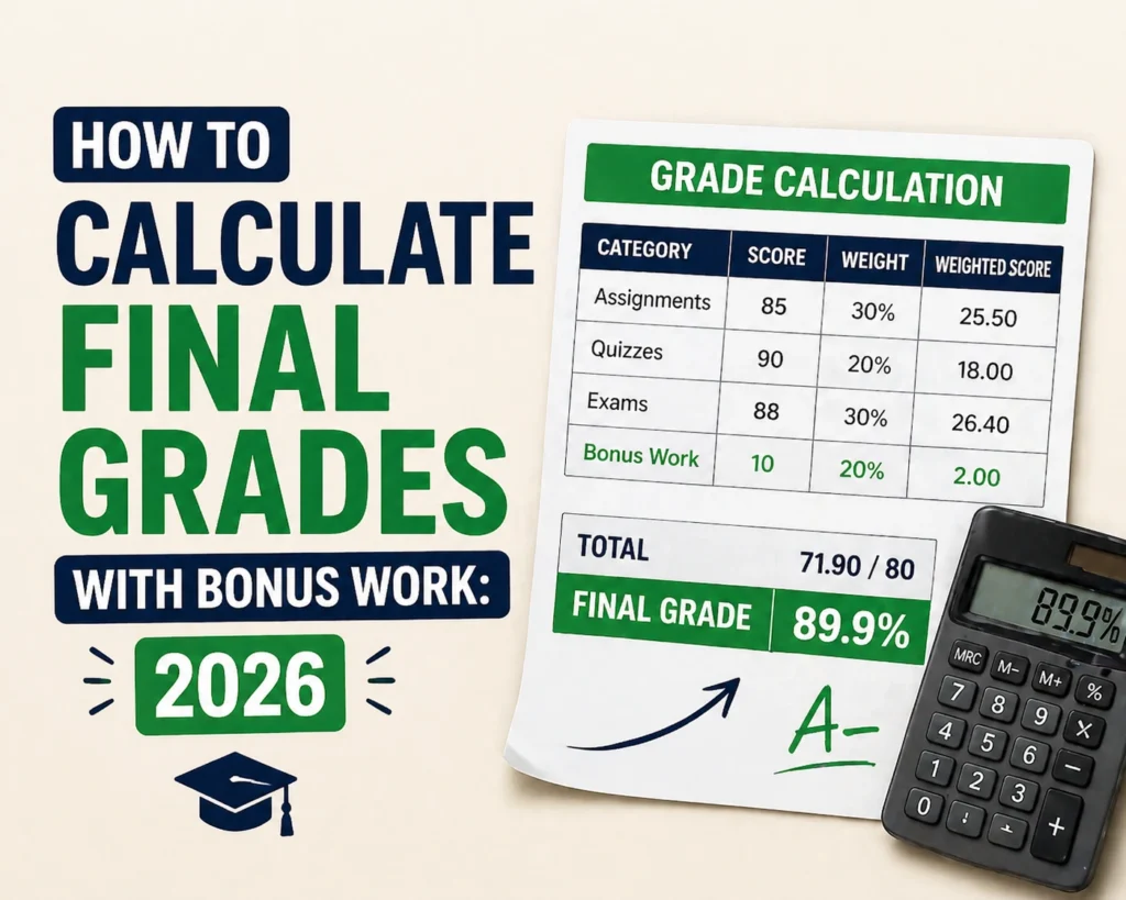 How to Calculate Final Grades with Bonus Work: 2026