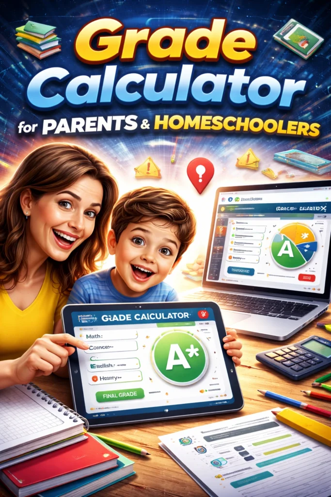 Grade Calculator for Parents and Homeschoolers