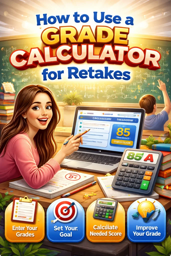 How to Use a Grade Calculator for Retakes