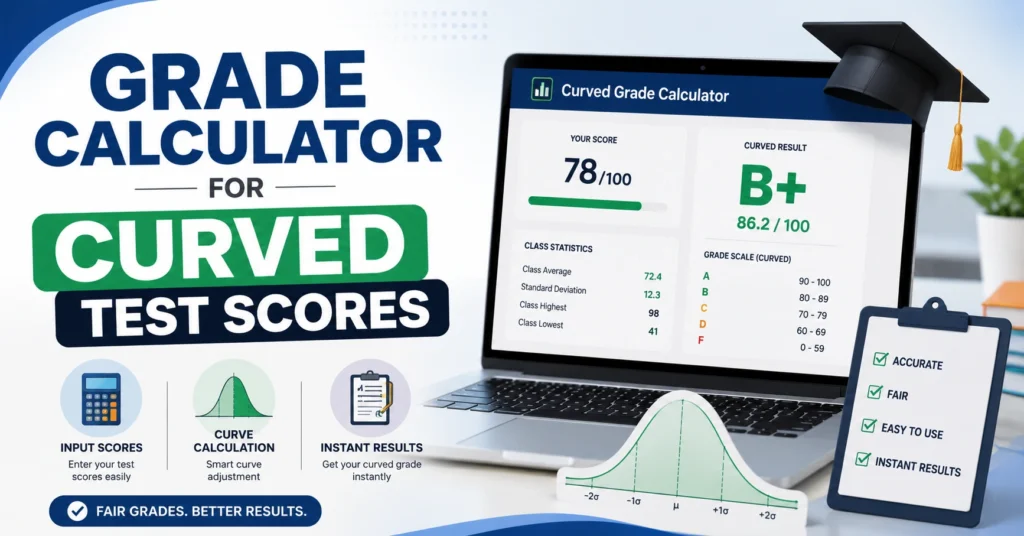 Grade Calculator for Curved Test Scores