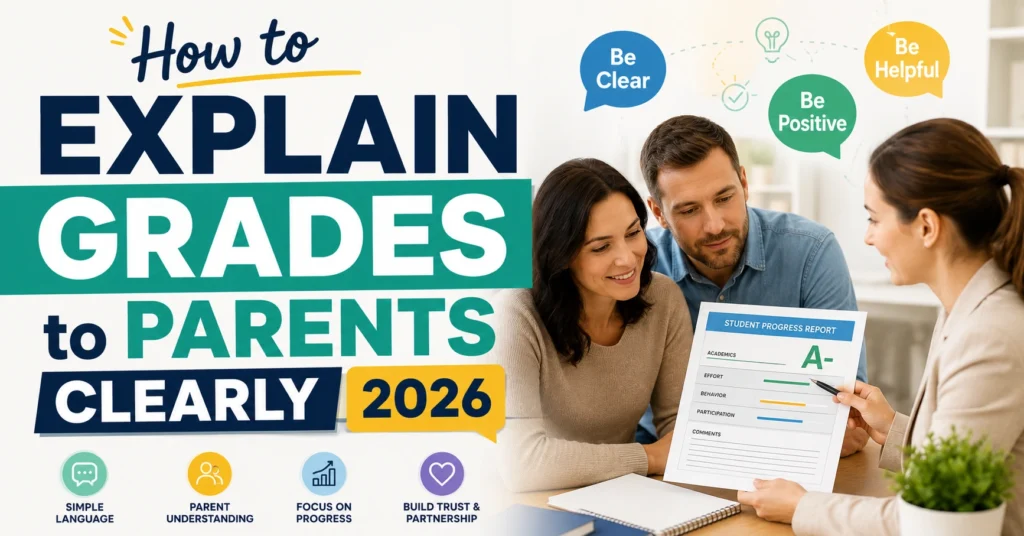 How to Explain Grades to Parents Clearly 2026