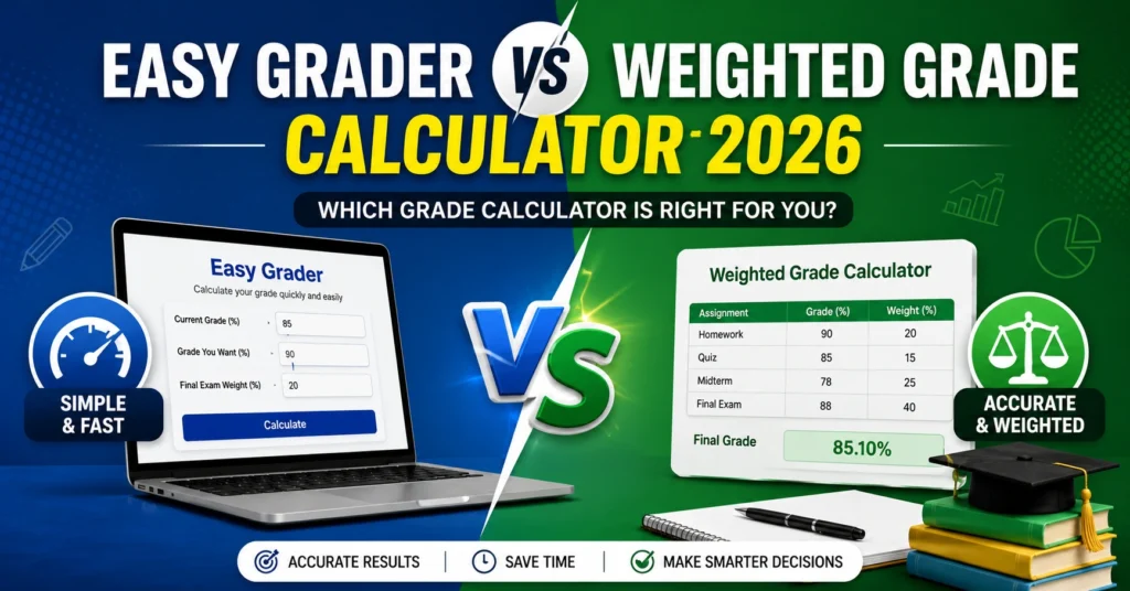 Easy Grader vs Weighted Grade Calculator 2026