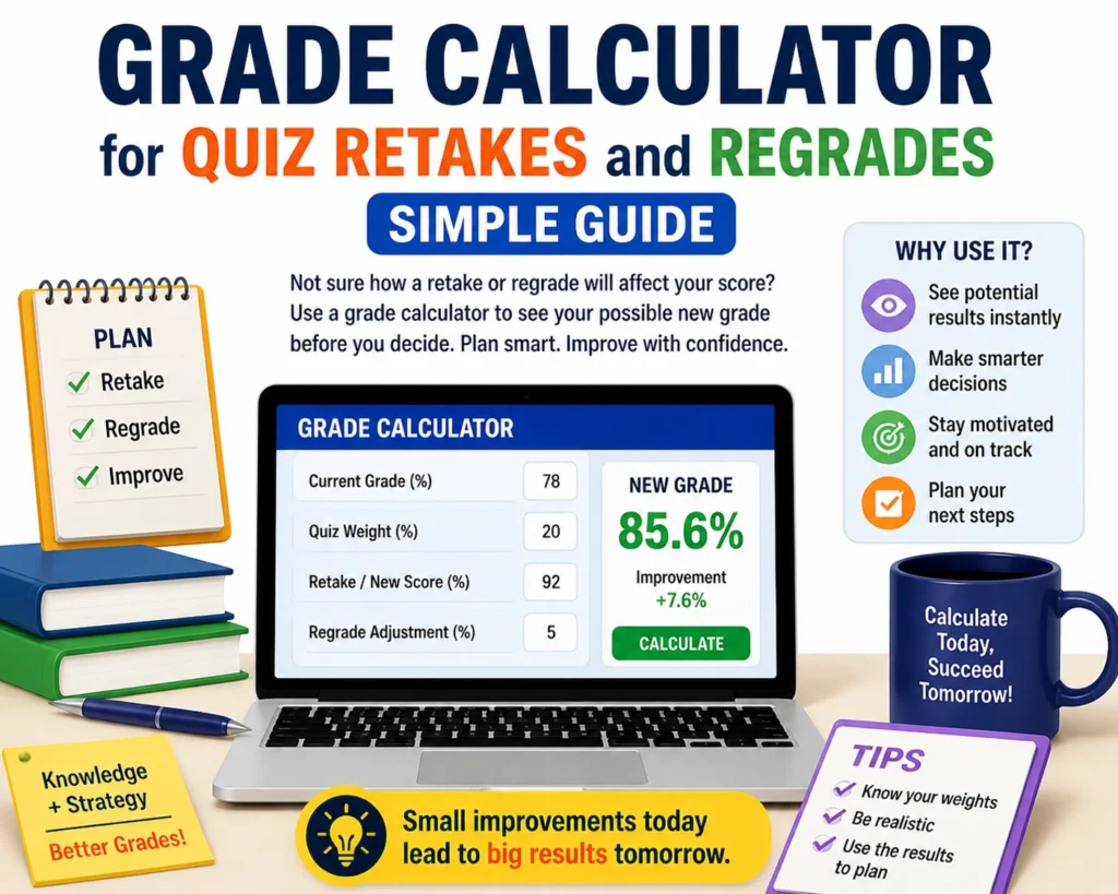 Grade Calculator for Quiz Retakes and Regrades Simple Guide