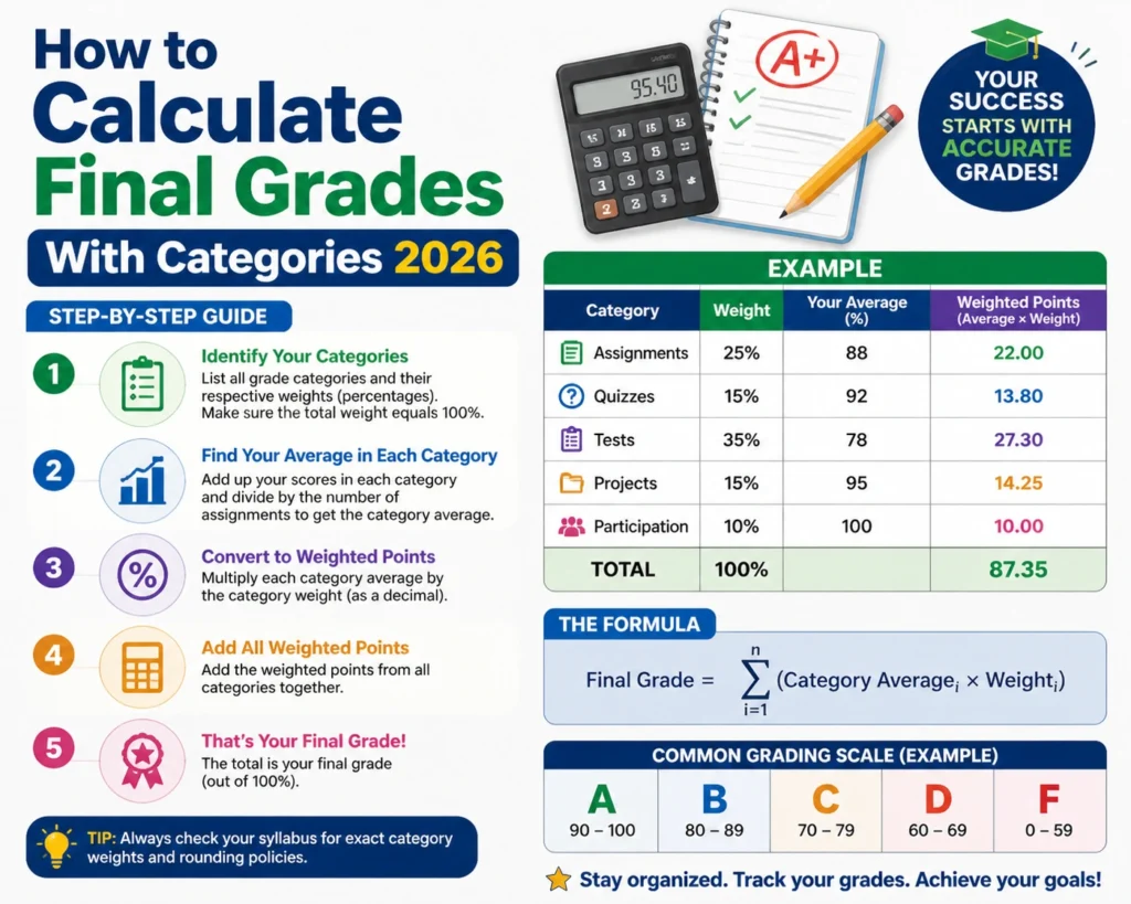 How to Calculate Final Grades With Categories 2026