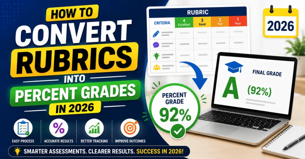 How to Convert Rubrics Into Percent Grades in 2026