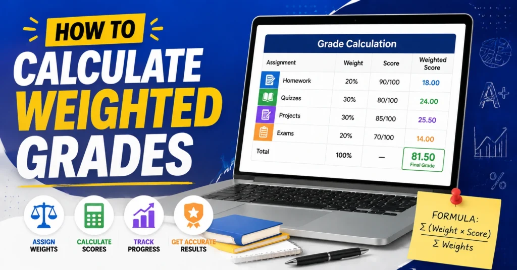 How to Calculate Weighted Grades