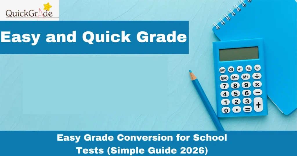 Easy Grade Conversion for School Tests (Simple Guide 2026)