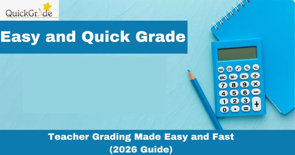 Teacher Grading Made Easy and Fast (2026 Guide)