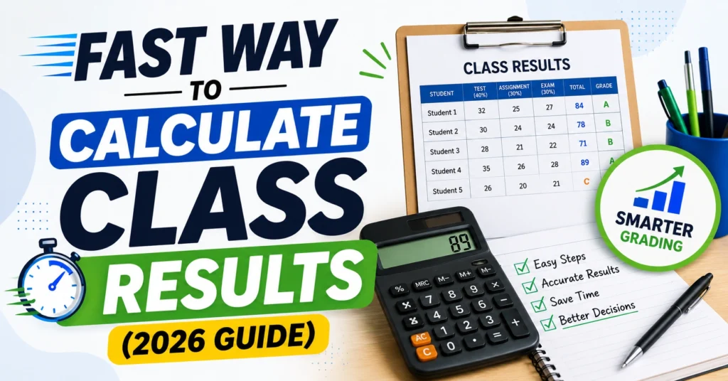 Fast Way to Calculate Class Results (2026 Guide)