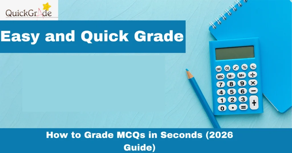 How to Grade MCQs in Seconds (2026 Guide)