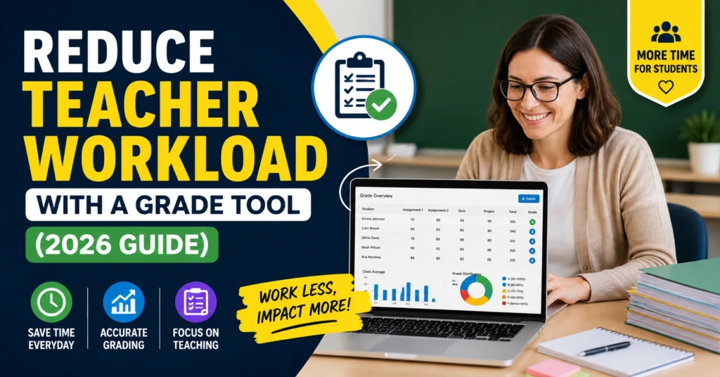 Reduce Teacher Workload with a Grade Tool (2026 Guide)